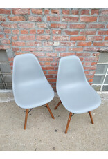 Gia Modern Grey Armless Dining Chair