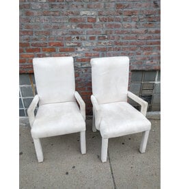 White Upholstered Dining Chair