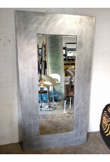 Silver Large Standing Rectangular Mirror