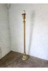 Art Deco Onyx Base Torchiere Floor Lamp