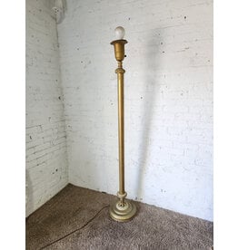 Art Deco Onyx Base Torchiere Floor Lamp