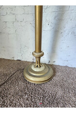 Art Deco Onyx Base Torchiere Floor Lamp