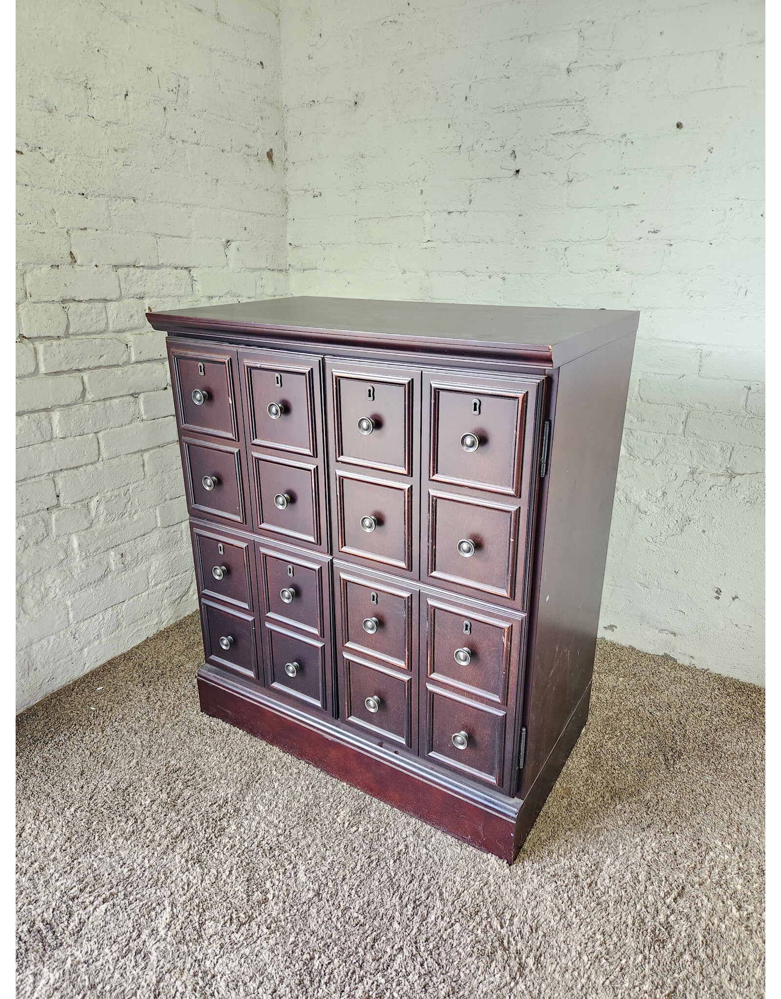 Bombay Company Faux Multi-Drawer Storage Cabinet