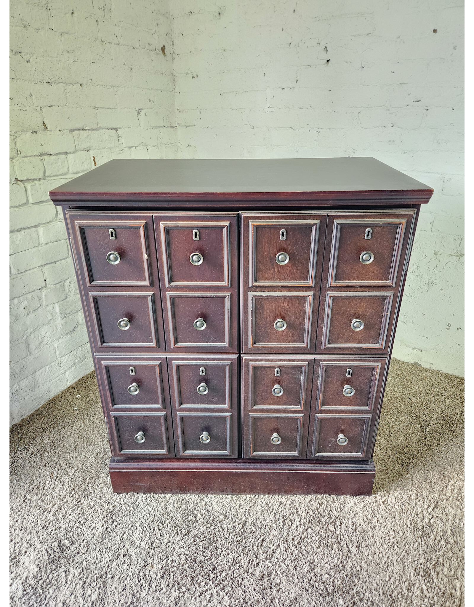 Bombay Company Faux Multi-Drawer Storage Cabinet