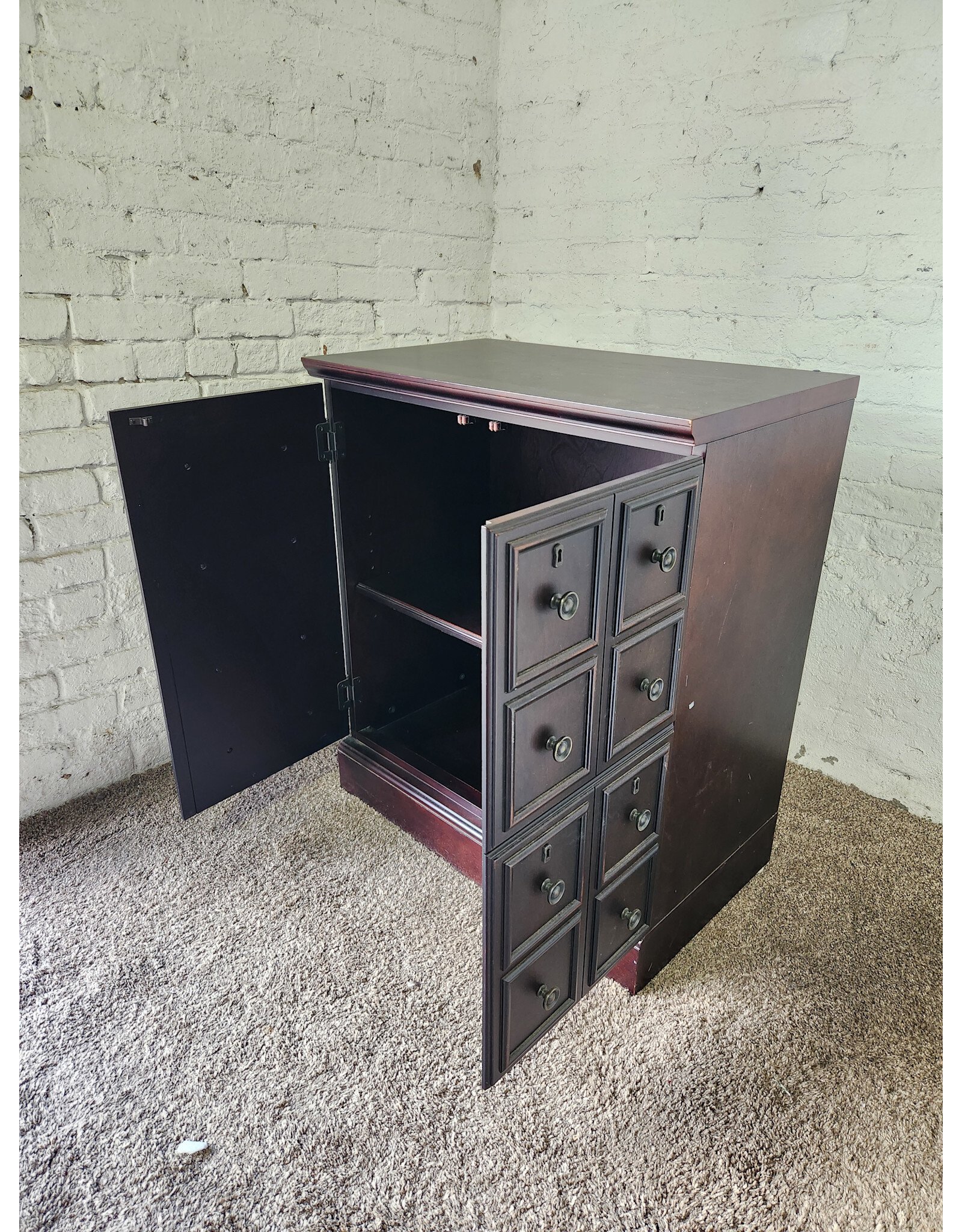 Bombay Company Faux Multi-Drawer Storage Cabinet
