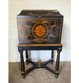 Antique Style Small Trunk on Stand
