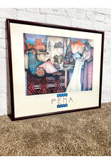Amado Maurilio Pena at Joy Tash Gallery 1987, framed exhibition poster