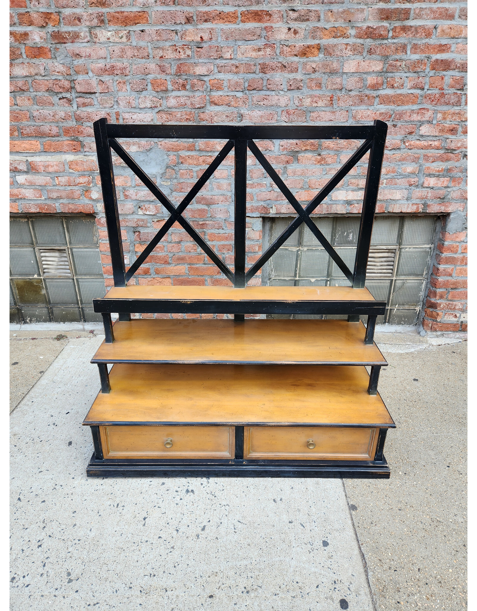 Step Tiered  Storage TV Stand