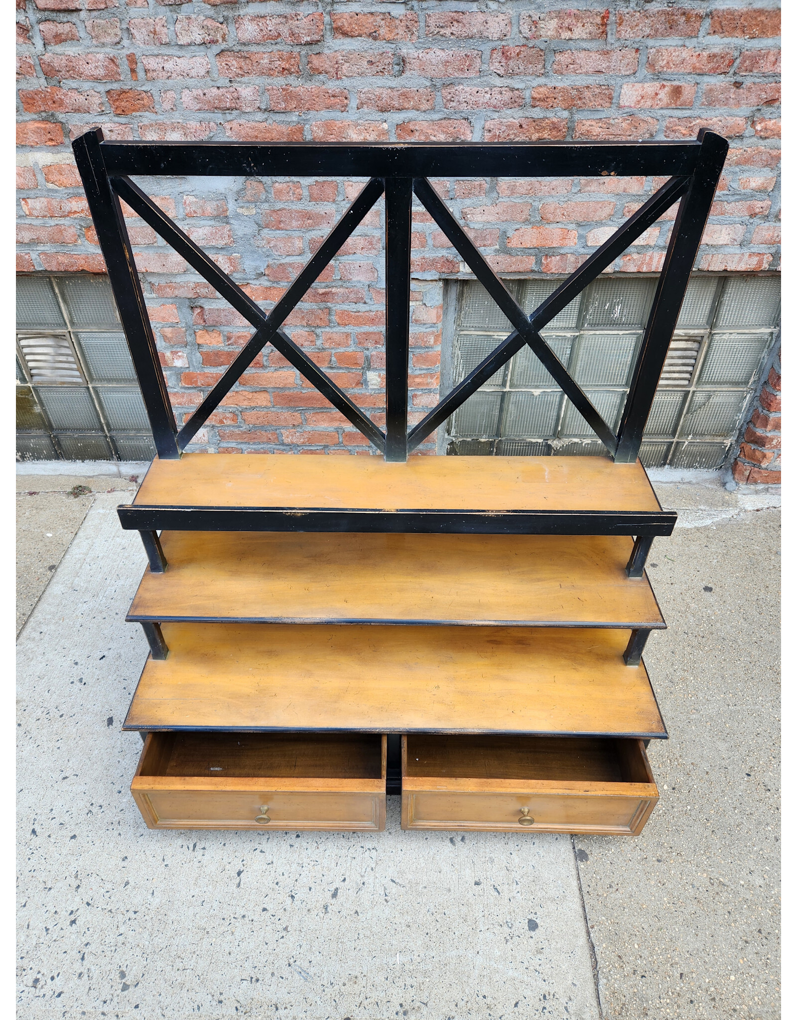 Step Tiered  Storage TV Stand