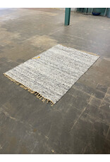 Black and White Woven Area Rug