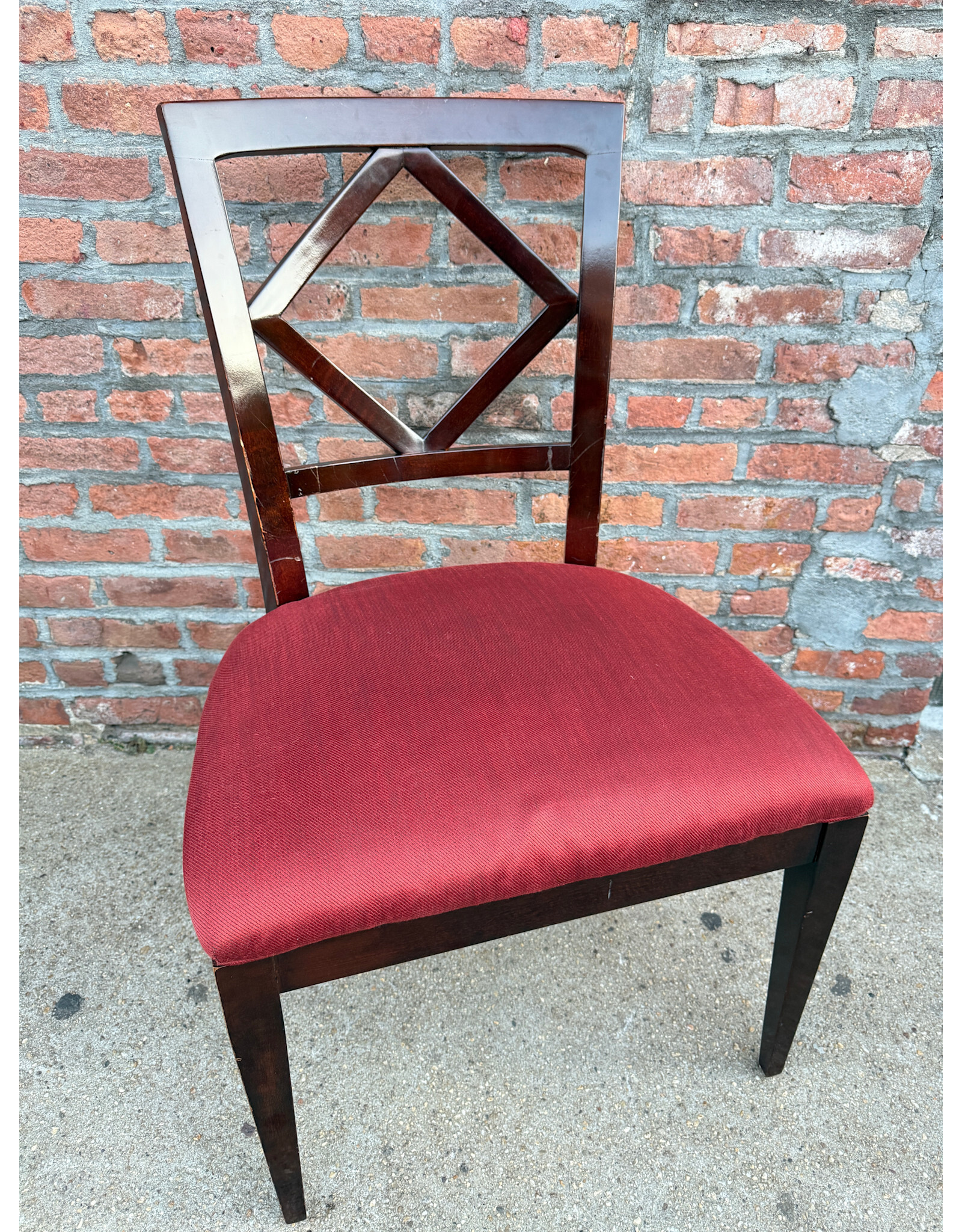 Diamond Back Red Upholstered