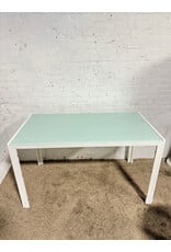 Sleek Tempered Glass Dining Table