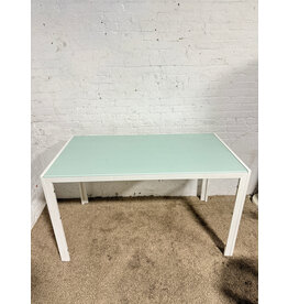 Sleek Tempered Glass Dining Table