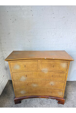 Modern Gold Painted 5-Drawer Dresser