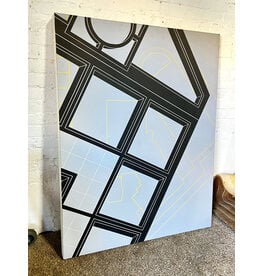 Right Panel, oil on canvas, sgnd William M. Bristol Junior