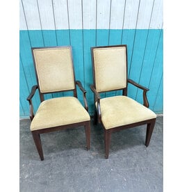Ethan Allen Fabric & Wood Dining Chair