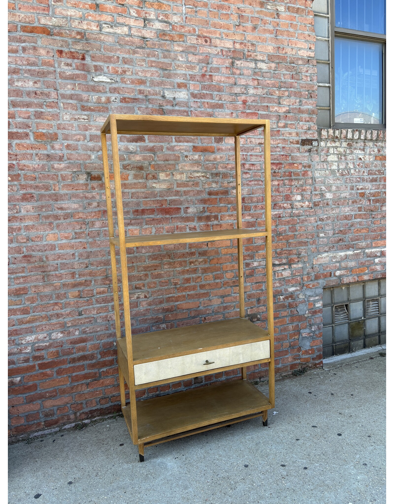 Mid Century Walnut Collection Shelf