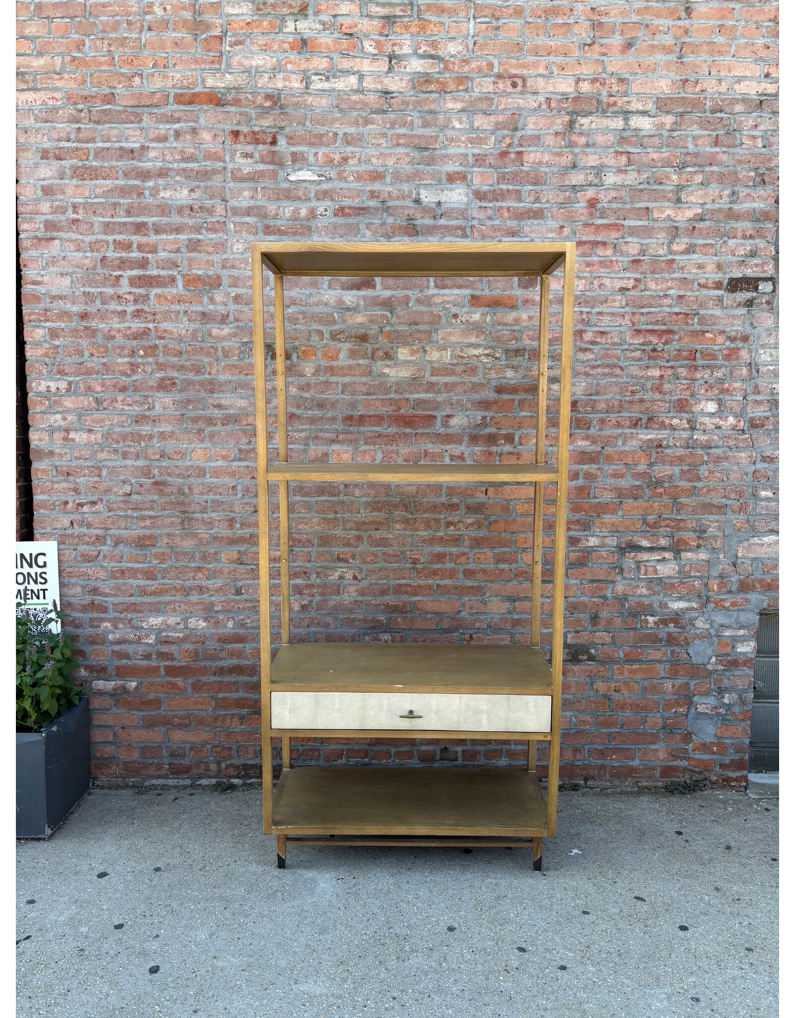 Mid Century Walnut Collection Shelf