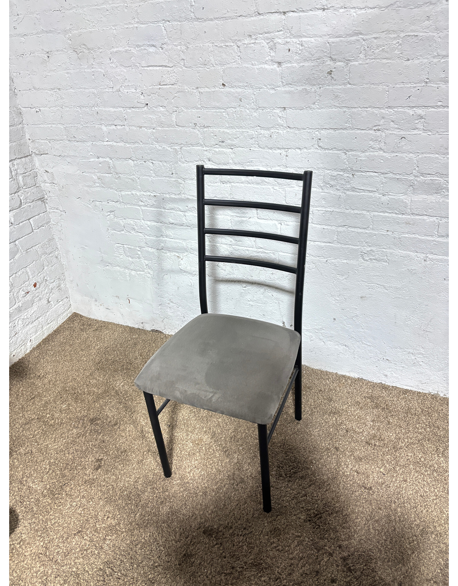 Ladder Back Black Dining Chairs