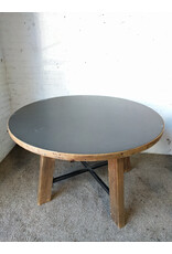 Solid Wood Large Round Dining Table