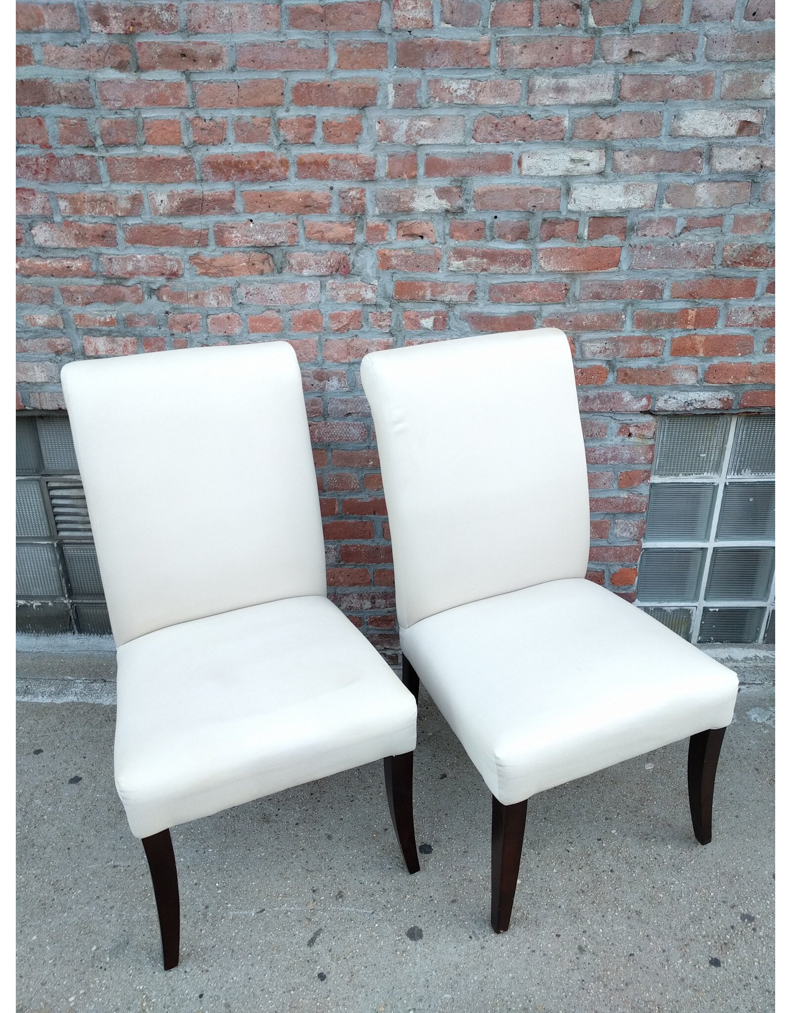 POTTERY BARN Pottery Barn Square Upholstered Side Dining Chair