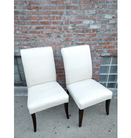 POTTERY BARN Pottery Barn Square Upholstered Side Dining Chair