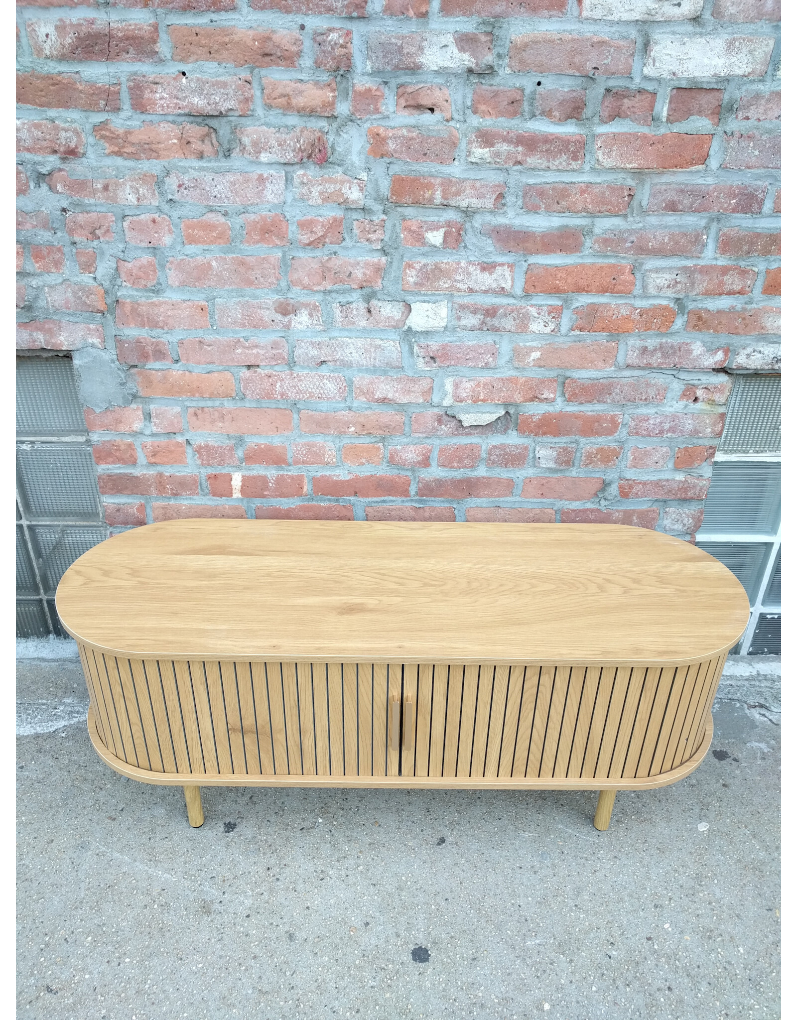 Mid-Century Modern Style Media Console 19.5