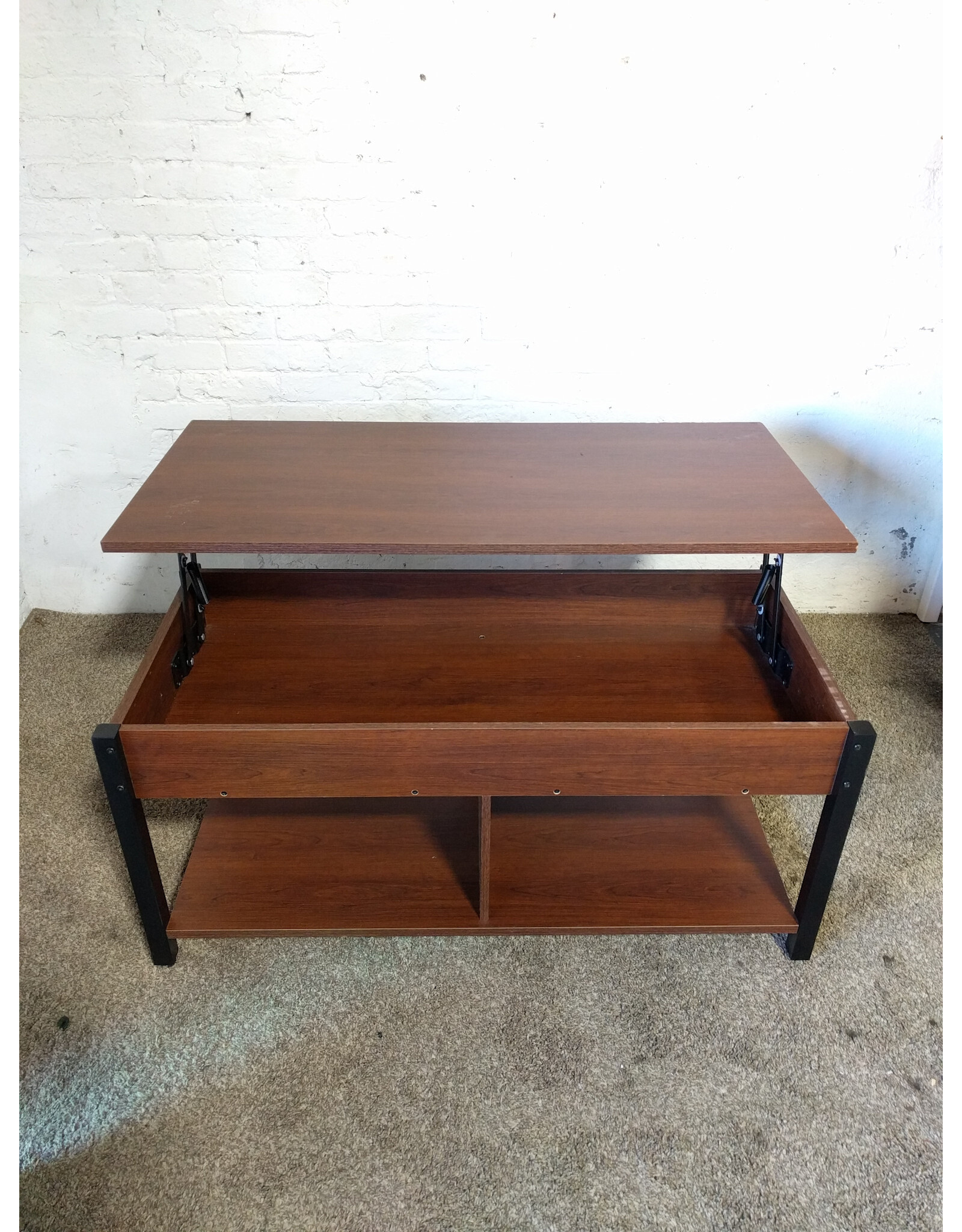 Modern Lift Top Coffee Table with Storage Compartment