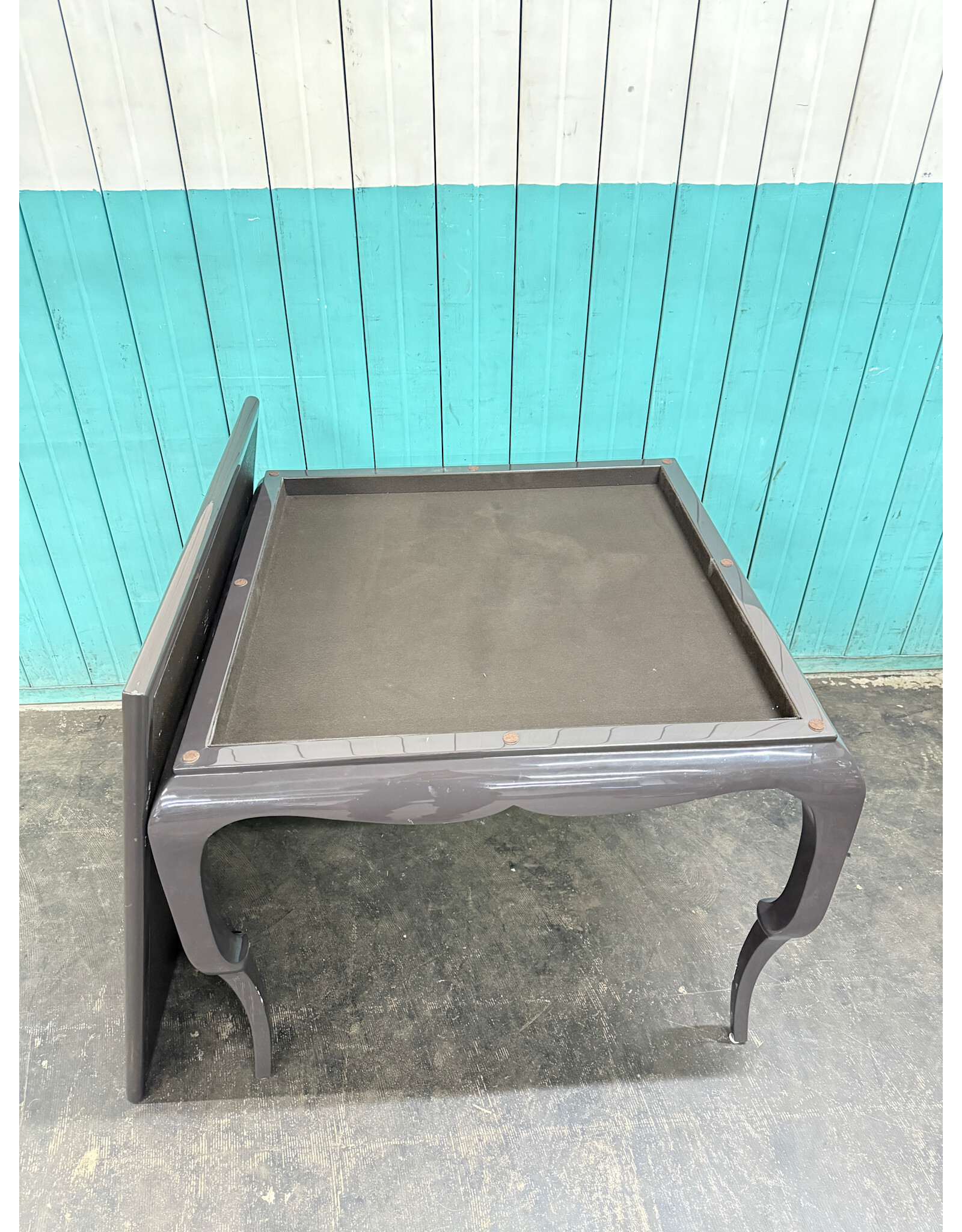 John Boone Grey Dining Table, Removable Top