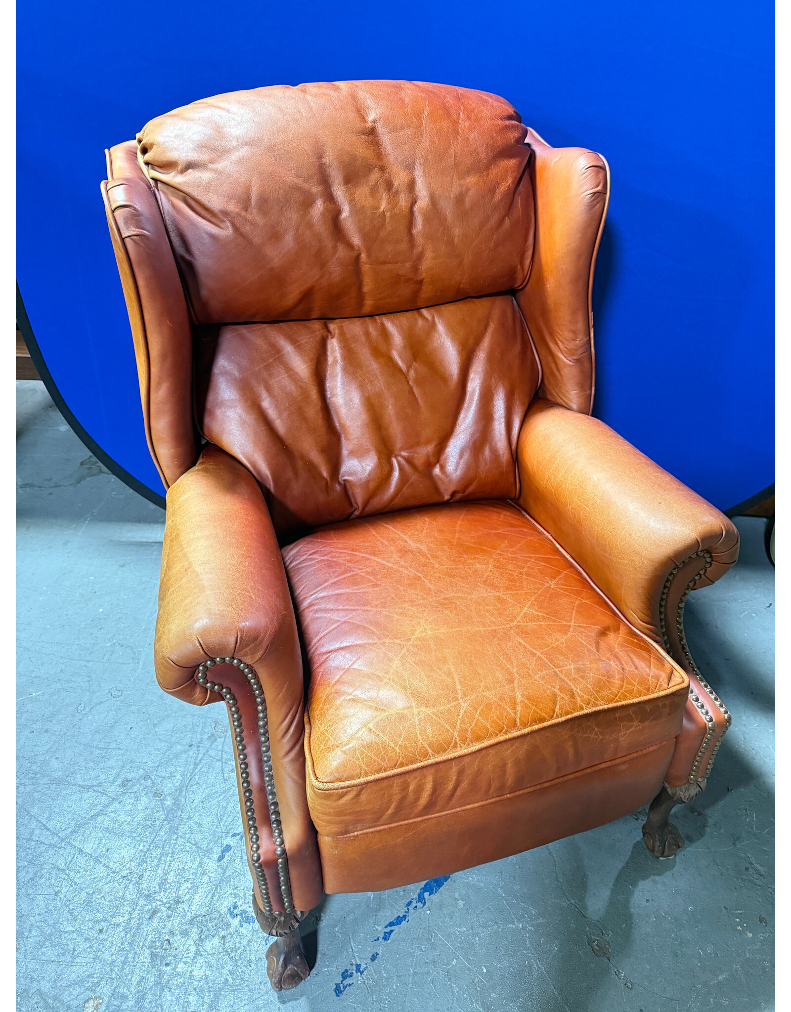 BarcaLounger Brown Leather Recliner