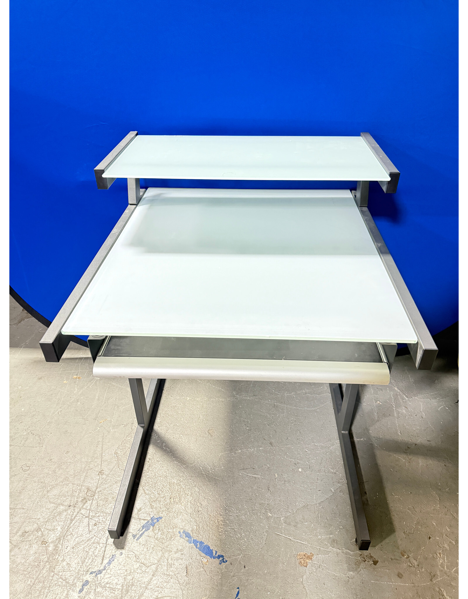 Z-Line Glass Computer Desk