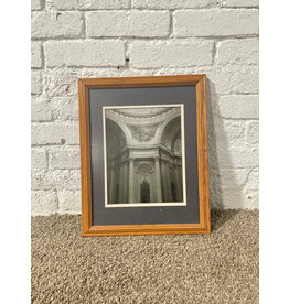 Tombeau, framed black and white photograph