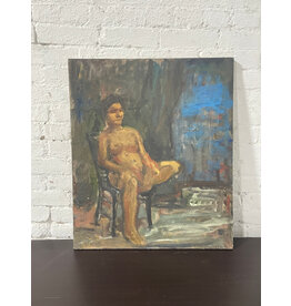 In the Dim Lights, oil on canvas