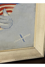 To Jay With Love, framed oil on board, sgnd Louis Green June 1967