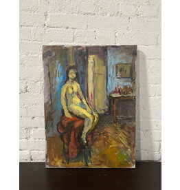 Painting Session ii, oil on canvas