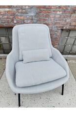 Blu Dot Mid-Century Modern Style, Light Grey Field Lounge Chair by Blu Dot