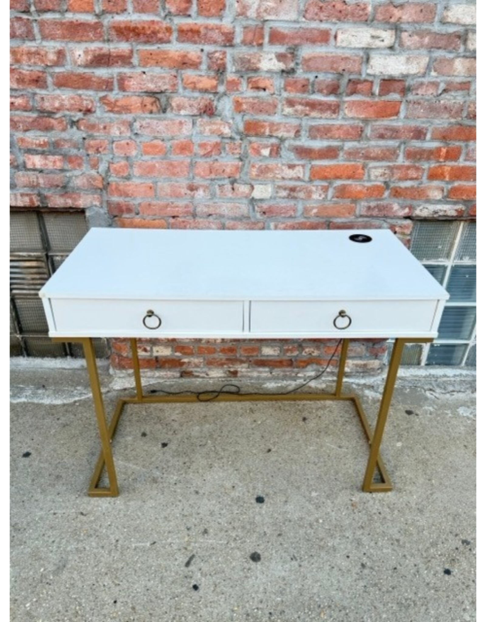 Cosmopolitan Camila White Writing Desk