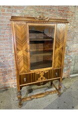 Large Wood Decorative China Cabinet
