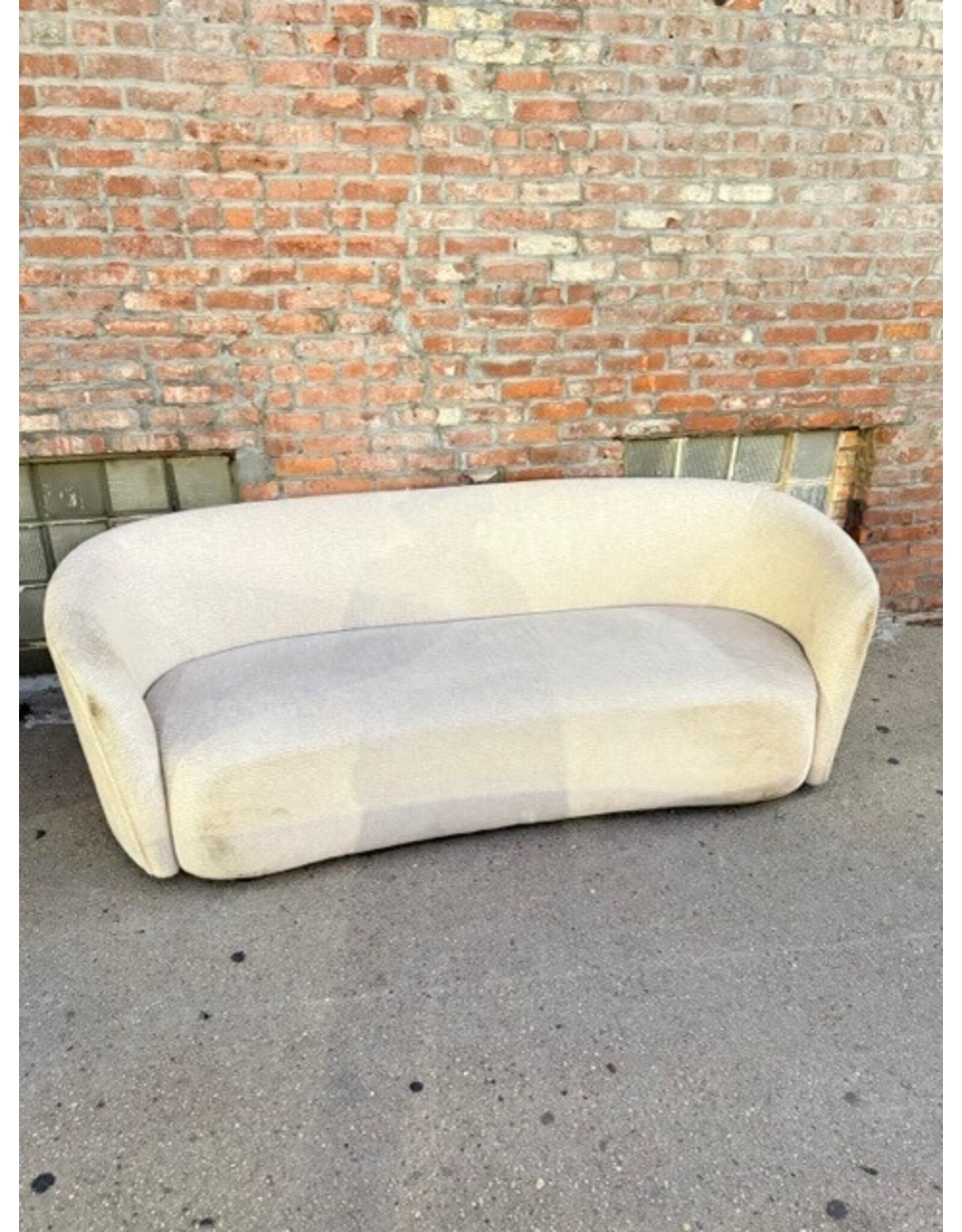 Ellipse 3 Seater Oatmeal Sofa