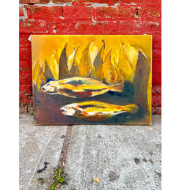 Pan Seared, oil on canvas