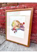 Countertop, framed watercolor painting, sgnd Carolyn Gregory