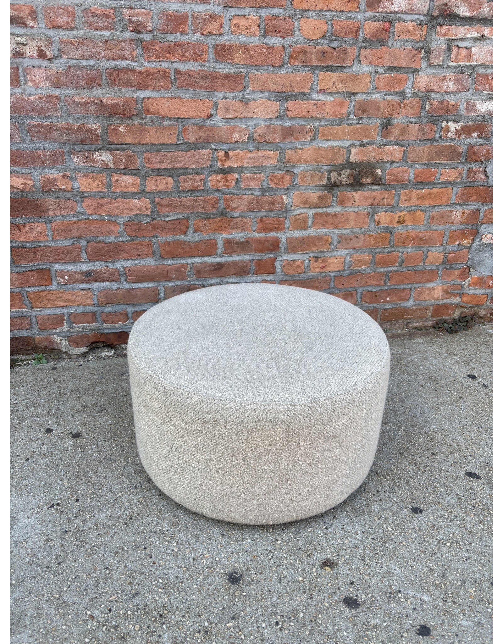 Aries Round Upholstered Ottoman