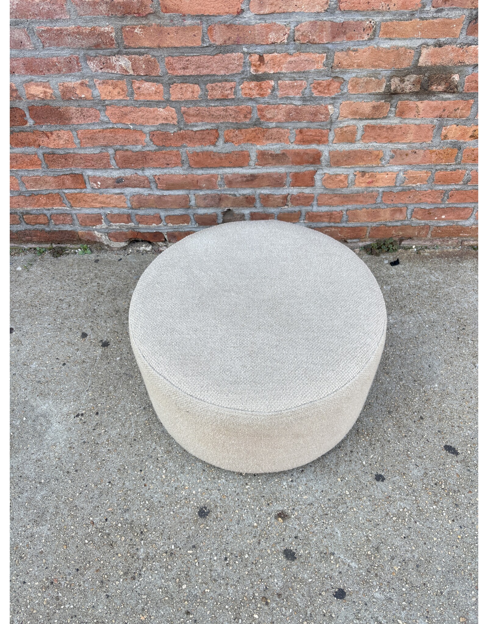 Aries Round Upholstered Ottoman