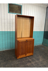 Mid Century Danish Style Teak Bookcase Wall Unit