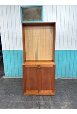 Mid Century Danish Style Teak Bookcase Wall Unit