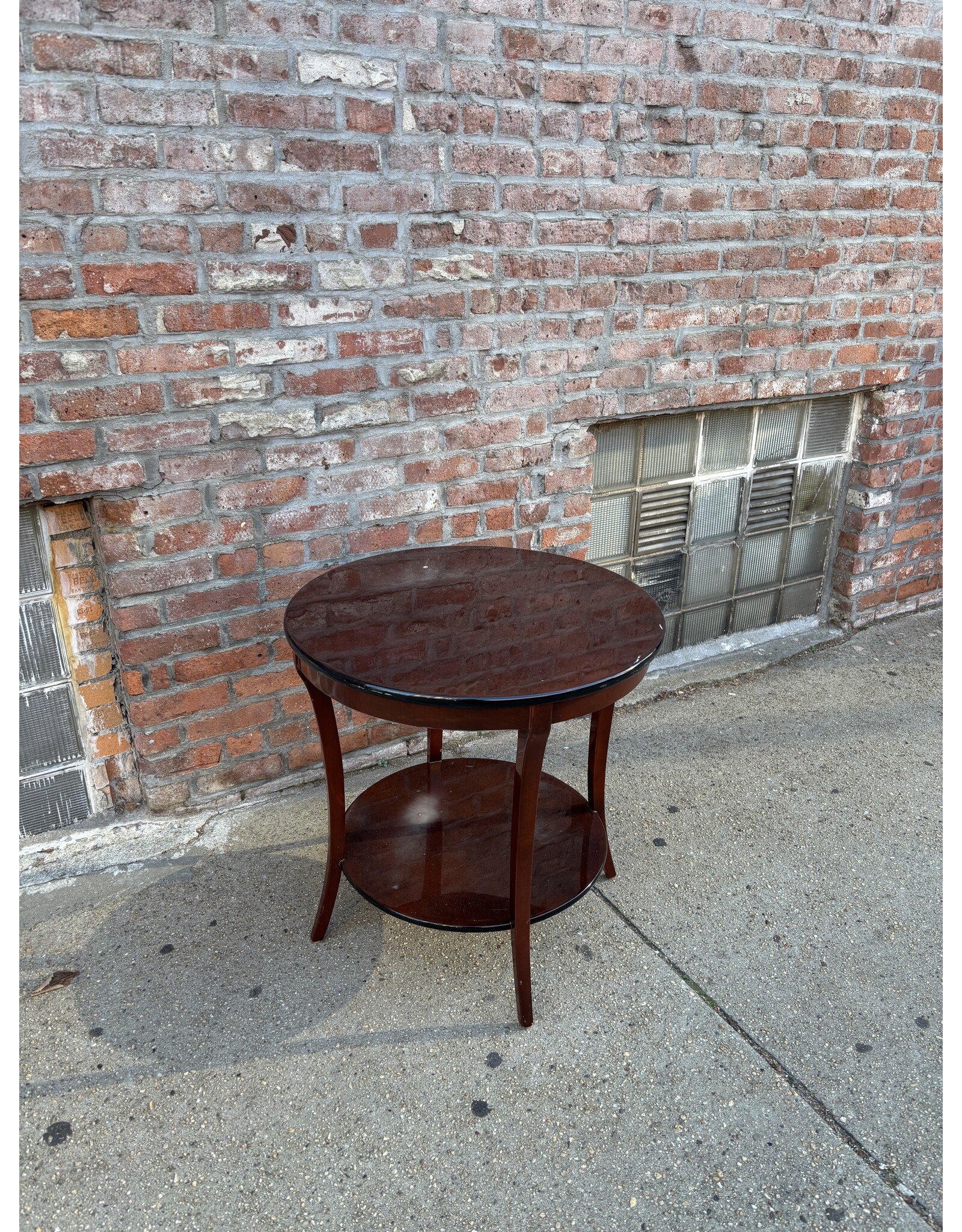 Mahogany Oval Side Table