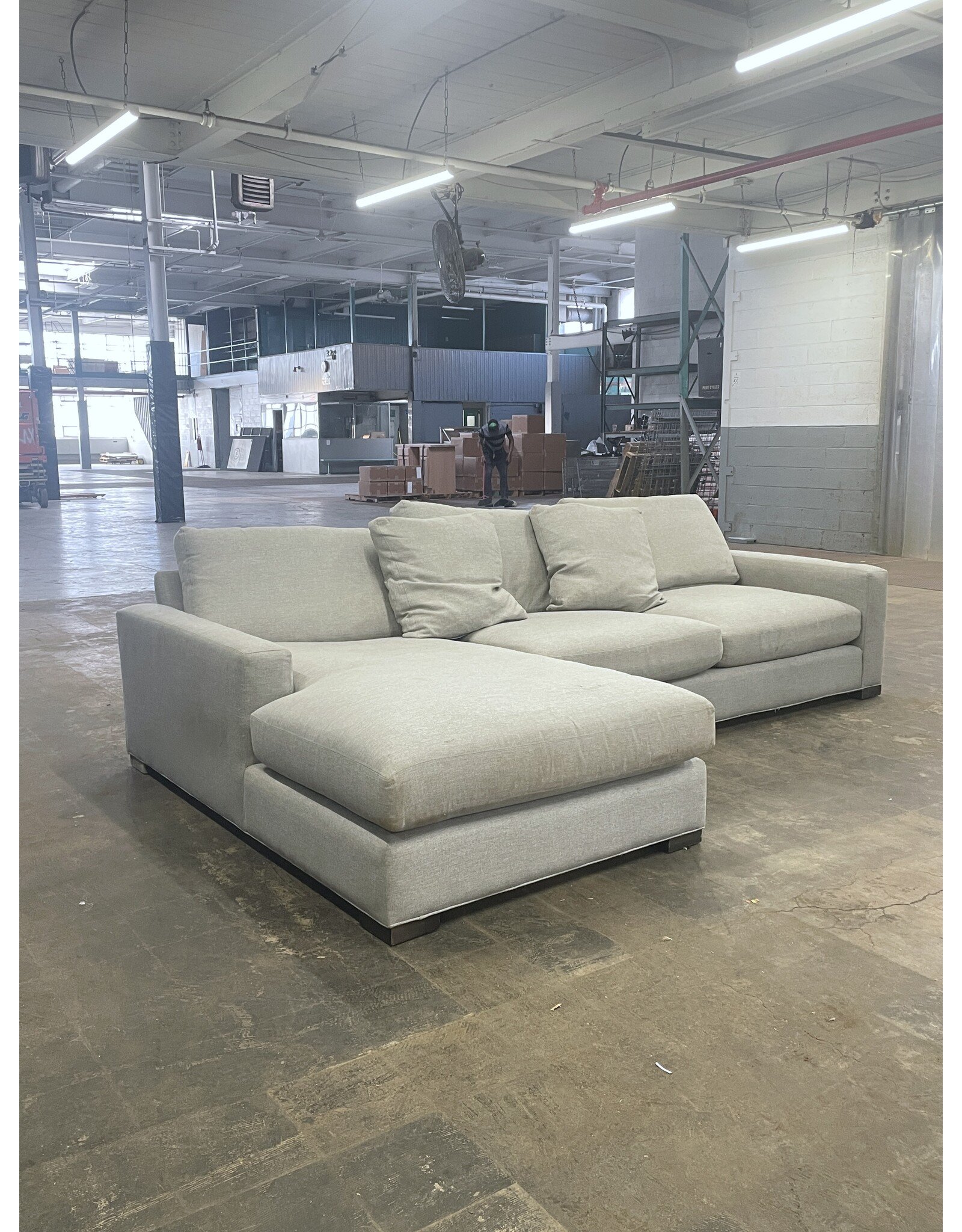 Room & Board Metro Light Grey Sectional