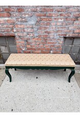 French Country Upholstered Bench