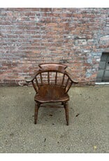 Victorian Elm Style Smokers Bow Armchair