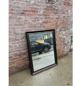 Rectangular Brown Wall Mirror
